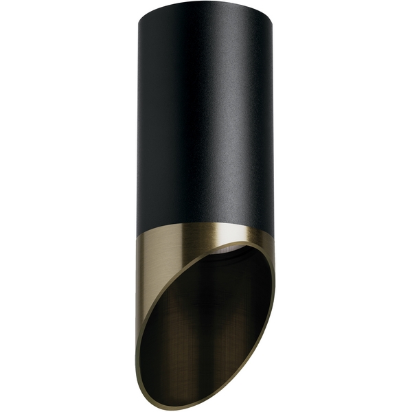 

Точечный накладной светильник (214437+201431) Lightstar RULLO R437131, Черный, RULLO R437131