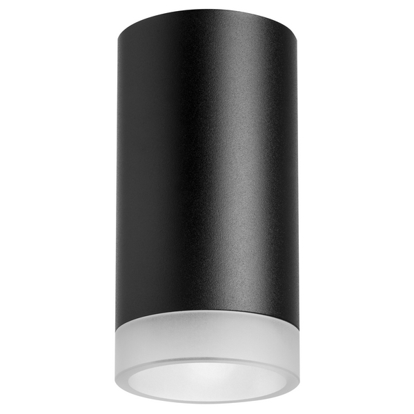 

Накладной светильник с торцевой насадкой рассеивателем Lightstar RULLO R43730, Черный, RULLO R43730