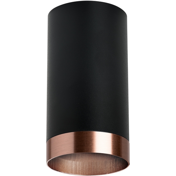

Точечный накладной светильник (214437+203430) Lightstar RULLO R437430, Черный, RULLO R437430