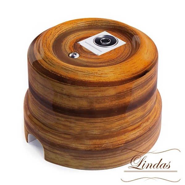 

Розетка TV декор Орех 32526 (Lindas), 32526