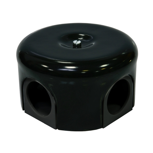 

Распределительная коробка d 78mm цвет черный 33015 (Lindas), 33015