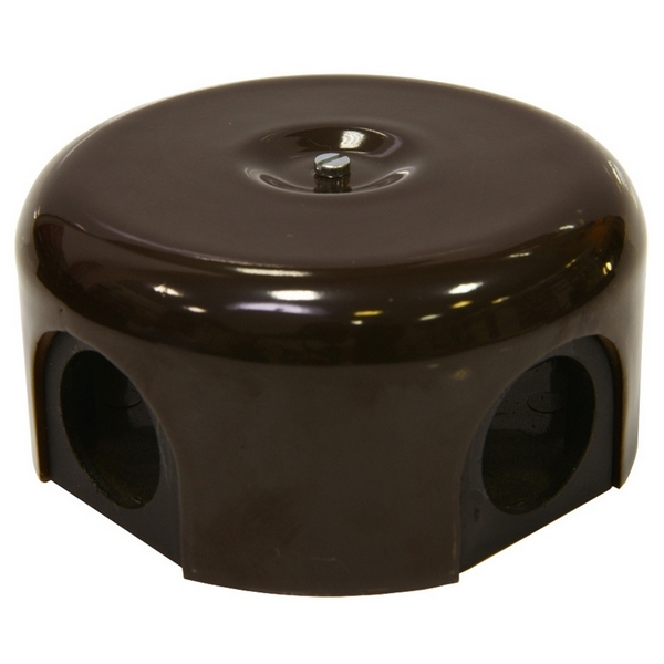 Распределительная коробка d 90mm цвет коричневый 33512 (Lindas)