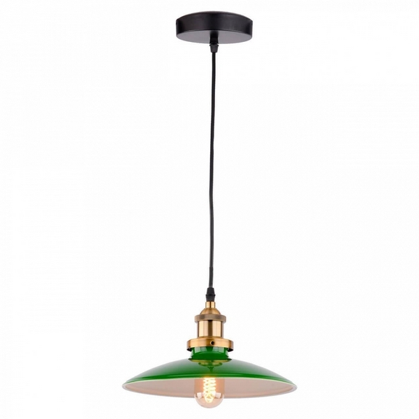 

Подвесной светильник Lussole Loft Badger GRLSP-9543, Зеленый, Badger GRLSP-9543