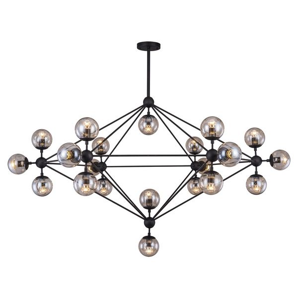 

Большая потолочная люстра Lussole Loft Hartwell LSP-8166, Янтарный, Hartwell LSP-8166