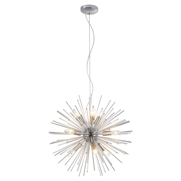 

Подвесная люстра IP21 Lussole Loft Star LSP-8336, Серебро, Star LSP-8336