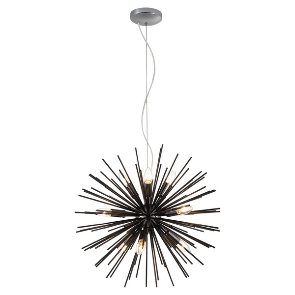 

Подвесная люстра IP21 Lussole Loft Star LSP-8337, Черный, Star LSP-8337