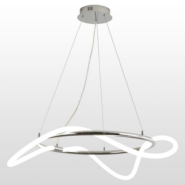 

Подвесная люстра IP21 светодиодная Lussole Loft River LSP-8390, Хром, River LSP-8390