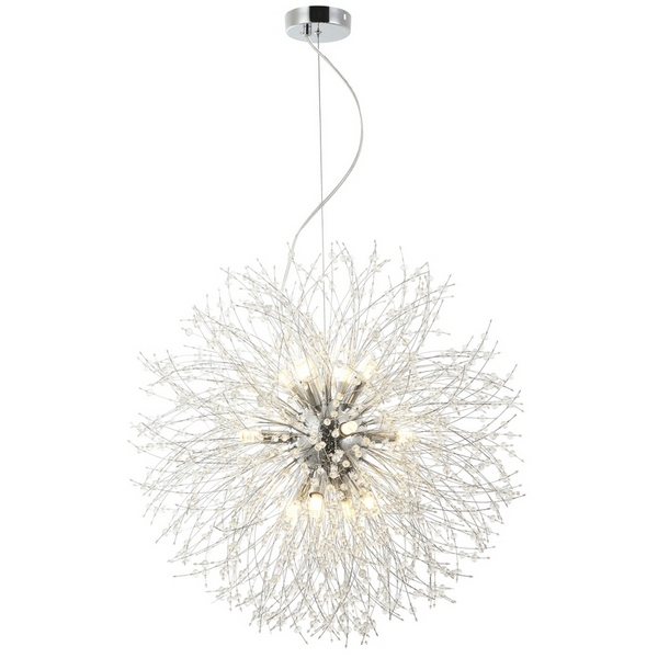 

Подвесная люстра IP21 Lussole Loft Davie LSP-8776, Прозрачный, Davie LSP-8776