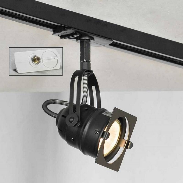 

Трековый светильник однофазный 220V Lights Lussole Loft Denver LSP-9118-TAW, Черный, Denver LSP-9118-TAW