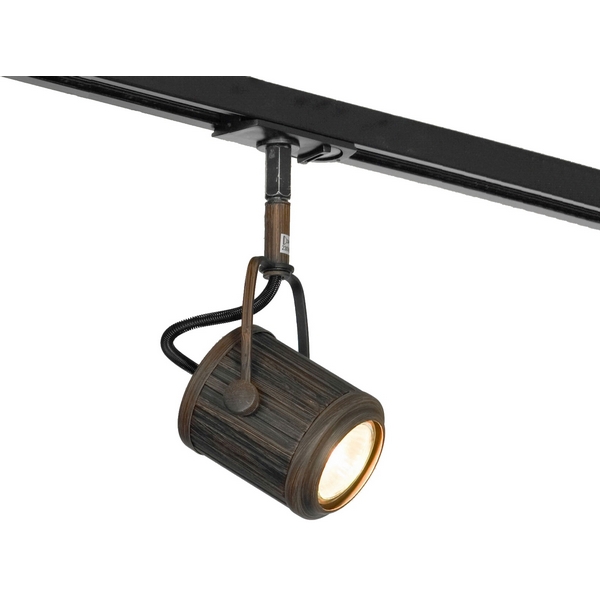 

Трековый светильник однофазный 220V Lights Lussole Loft Clifton LSP-9131-TAW, Коричневый, Clifton LSP-9131-TAW