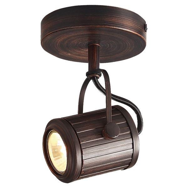

Спот Lussole Loft Clifton LSP-9131, Коричневый, Clifton LSP-9131