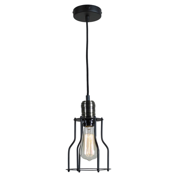 

Подвесной светильник Lussole Loft Baldwin LSP-9610, Черный, Baldwin LSP-9610