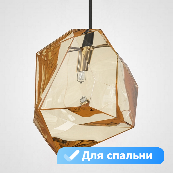 

Подвесной светильник в спальню Lu Carte LC-11-0721, Янтарный, LC-11-0721
