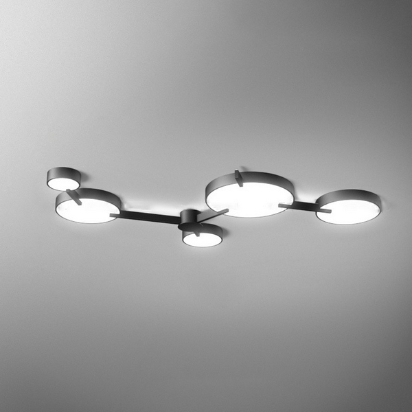 

Потолочная люстра LED Lu Carte LC-11-1342, Черно-белый, LC-11-1342