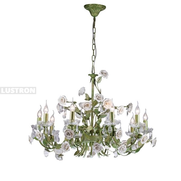 

Подвесная люстра di 1770.10 Lucia Tucci Fiori Rose, Зеленый, Fiori Di Rose Fiori di rose 1770.10