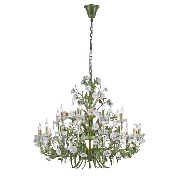 

Большая люстра di 1770.24 Lucia Tucci Fiori Rose, Зеленый, Fiori Di Rose Fiori di rose 1770.24