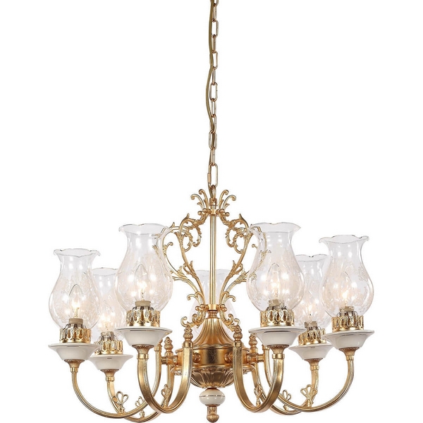 

Подвесная люстра 179.7 Lucia Tucci Vetralla antique gold, Прозрачный, Vetralla VETRALLA 179.7 antique gold