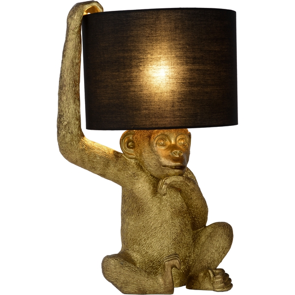 

Настольная лампа с выключателем Extravaganza Chimp Lucide 10502/81/30 с животными, Черный, Extravaganza Chimp 10502/81/30