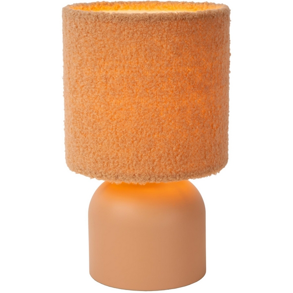 Изображение товара Настольная лампа Lucide Woolly 10516/01/44 стиль модерн тканевый абажур