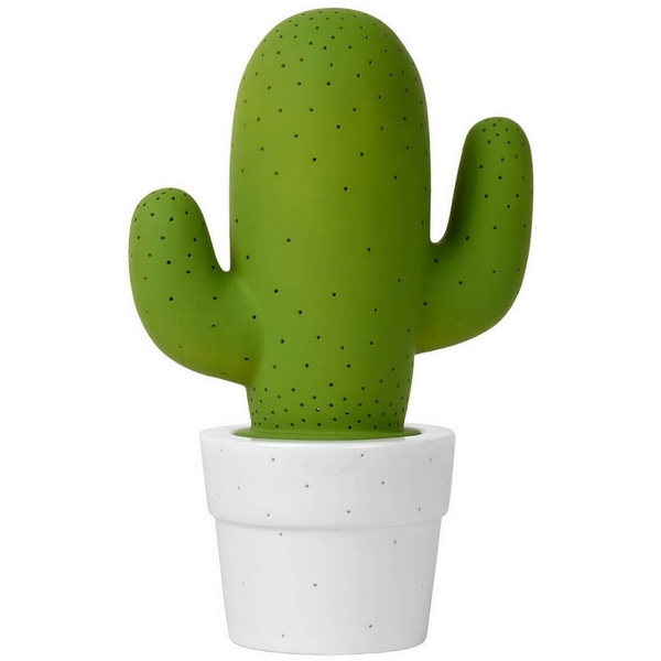 

Детская настольная лампа Lucide Cactus 13513/01/33, Зеленый, Cactus 13513/01/33