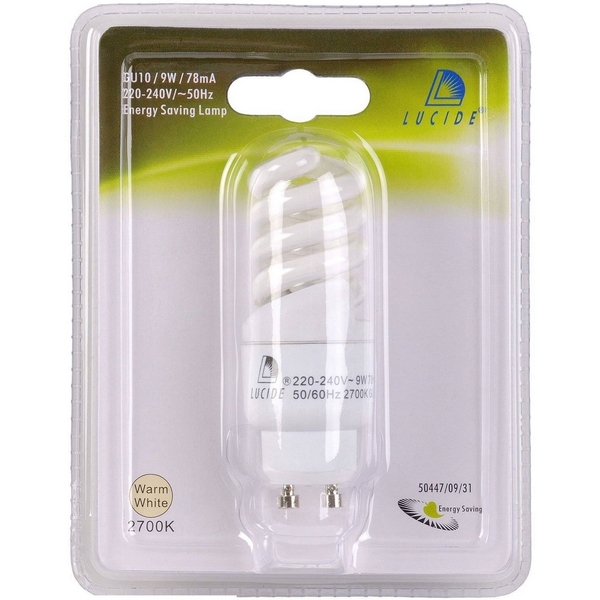 

Лампочка Saving GU10/9W Lucide 50447/09/31, 50447/09/31