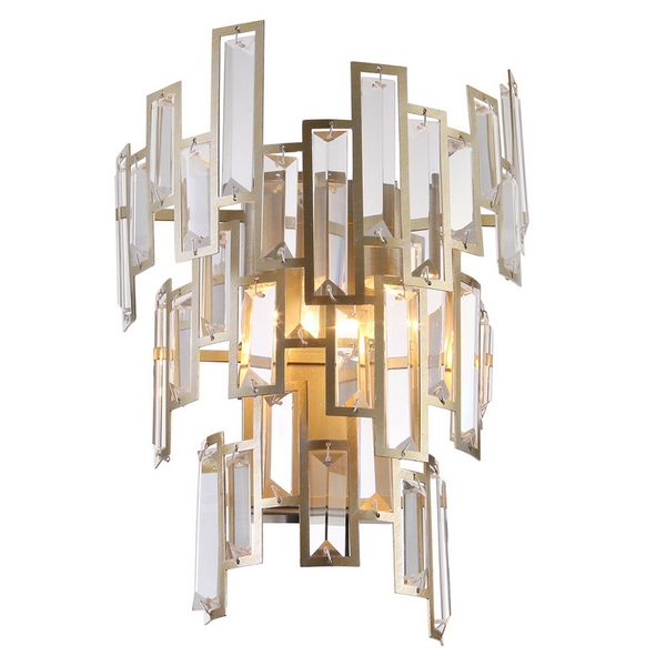 

Бра хрустальное Elian 0002/2W-SRGD (Lumien Hall), Золото, Elian 0002/2W-SRGD