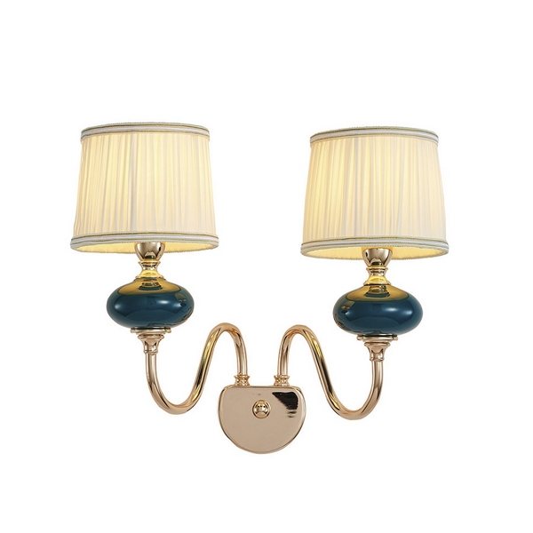 

Бра Lumien Hall Макей 1031/2W-GD-DGN-WT, Белый, Макей 1031/2W-GD-DGN-WT