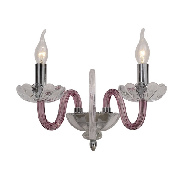 

Бра Lumien Hall Дайом 2023/2W-PPCR, Розовый, Дайом 2023/2W-PPCR