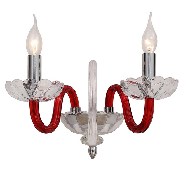 

Бра Lumien Hall Дайом 2023/2W-RDCR, Красный, Дайом 2023/2W-RDCR