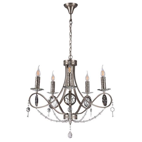 

Подвесная люстра Lumien Hall Orabel 2036/5H-SNCR-CL, Orabel 2036/5H-SNCR-CL