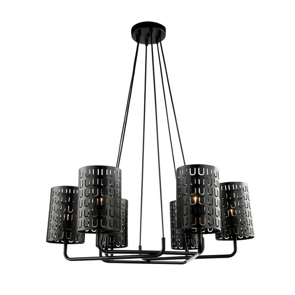 

Подвесная люстра Lumien Hall Тейл 4002/6P-BK-GR, Черный, Тейл 4002/6P-BK-GR