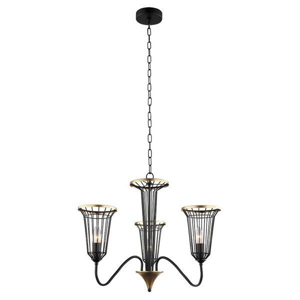 

Подвесная люстра Lumien Hall Блис 4016/3P-BK-GD, Блис 4016/3P-BK-GD