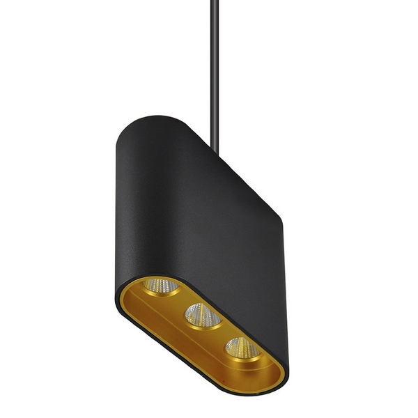 

Подвесной светильник светодиодный Lumien Hall Eloi 8004/3P-BK-GD, Черный, Eloi 8004/3P-BK-GD