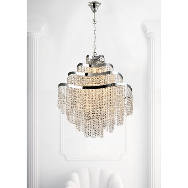 

Подвесная люстра Lumien Hall Markellin LH0040/12H-NK-CL, Прозрачный, Markellin LH0040/12H-NK-CL
