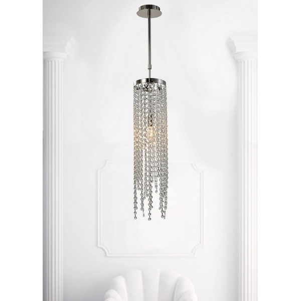 

Потолочная люстра на штанге Lumien Hall Markellin LH0040/1P-NK-CL, Прозрачный, Markellin LH0040/1P-NK-CL