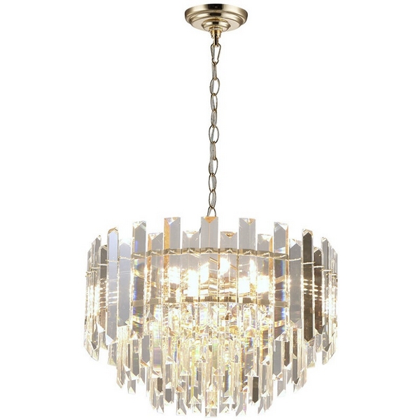 

Подвесная люстра Lumien Hall Augusta LH0045/6P-GD-CL, Прозрачный, Augusta LH0045/6P-GD-CL