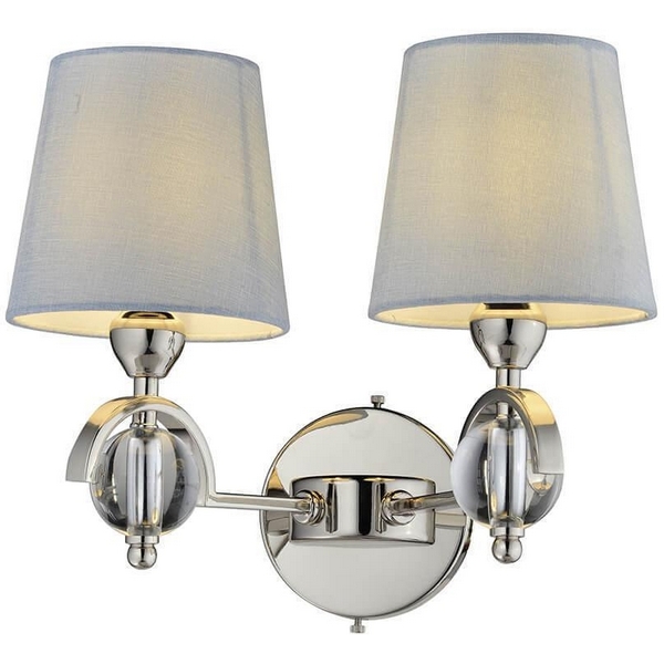 

Бра Lumien Hall Амелия LH1037/2W-NK-WT, Белый, Амелия LH1037/2W-NK-WT