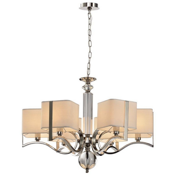 

Подвесная люстра Lumien Hall Адельфия LH1047/6P-NK-WT, Адельфия LH1047/6P-NK-WT