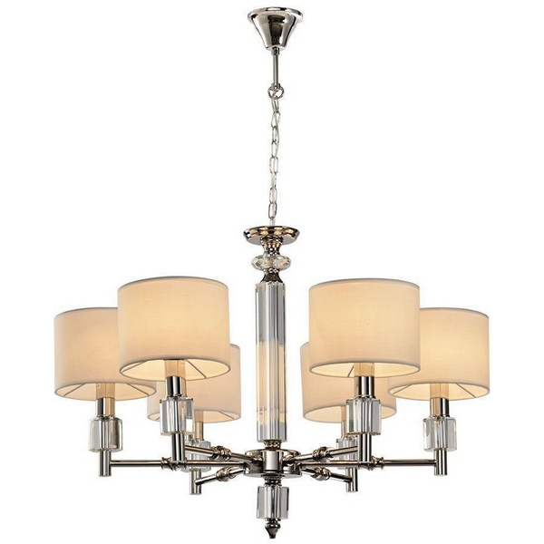 

Подвесная люстра Lumien Hall Малье LH1053/6H-NK-WT, Белый, Малье LH1053/6H-NK-WT