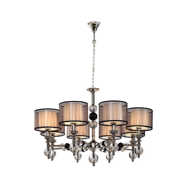 

Подвесная люстра Lumien Hall Monelya LH1054/8H-NK-WT, Monelya LH1054/8H-NK-WT