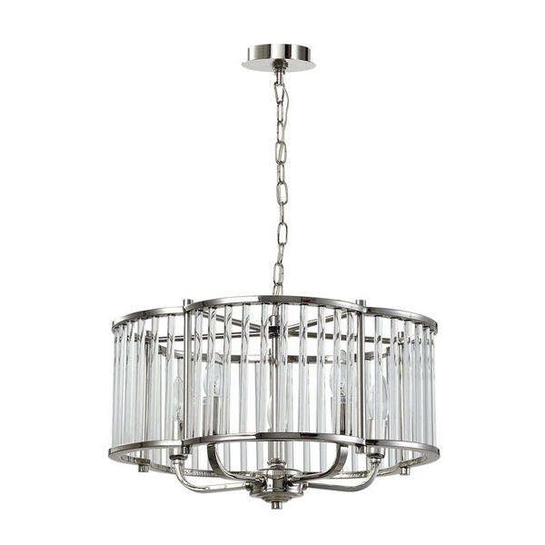 

Подвесная люстра Lariana LH3038/5P-B-NK-CL (Lumien Hall), Никель, Lariana LH3038/5P-B-NK-CL