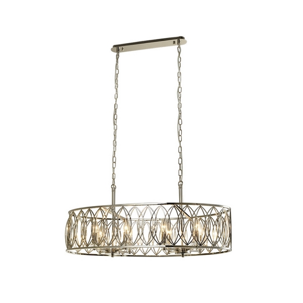 

Подвесная люстра Lumien Hall Lucania LH3044/8P-NK, Никель, Lucania LH3044/8P-NK