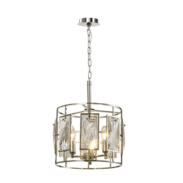 

Подвесная люстра хрустальная Barumini LH3046/3P-NK (Lumien Hall), Никель, Barumini LH3046/3P-NK