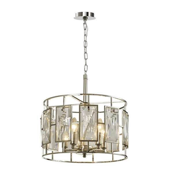 

Подвесная люстра хрустальная Lumien Hall Barumini LH3046/5P-NK, Barumini LH3046/5P-NK