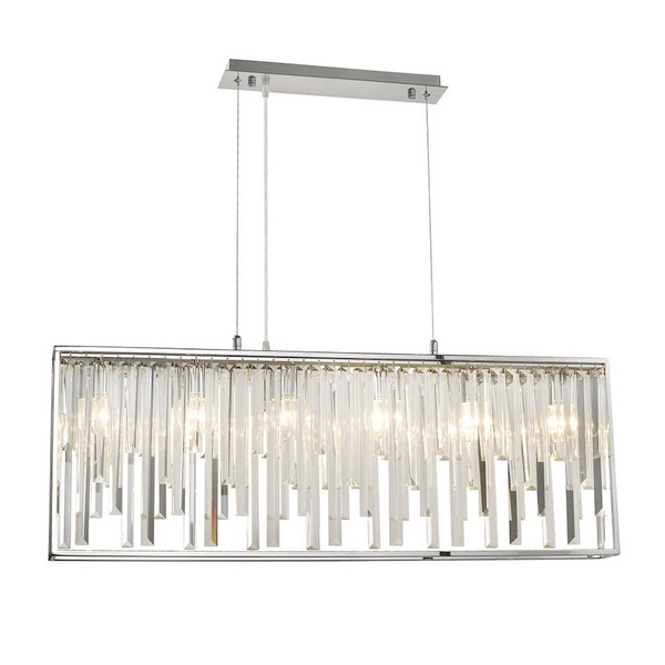 

Подвесная люстра хрустальная Sienna LH3050/6P-CR-CL (Lumien Hall), Хром, Sienna LH3050/6P-CR-CL