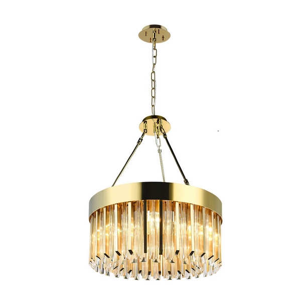 

Подвесная люстра хрустальная Lumien Hall Karre LH3056/9P-GDCG, Karre LH3056/9P-GDCG