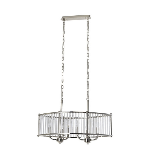 

Подвесная люстра Lumien Hall Lenora LH3062/6PO-NL-CL, Никель, Lenora LH3062/6PO-NL-CL