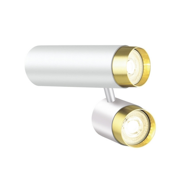 

Спот светодиодный Lumien Hall Sauris LH8020/2C-WT-GD, Белый, Sauris LH8020/2C-WT-GD