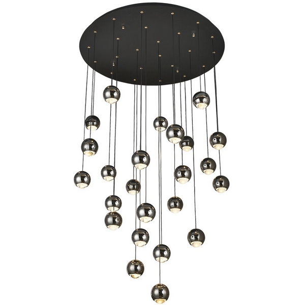 

Потолочная люстра Lumien Hall Danay LH8027/24P-BK-PBK, Черный, Danay LH8027/24P-BK-PBK