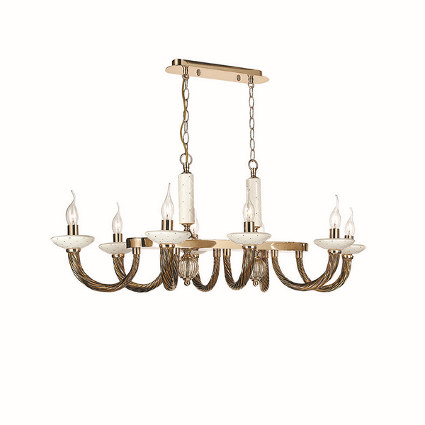 

Подвесная люстра Lumien Hall Летисия P17076/8FEG, Золото, Летисия P17076/8FEG